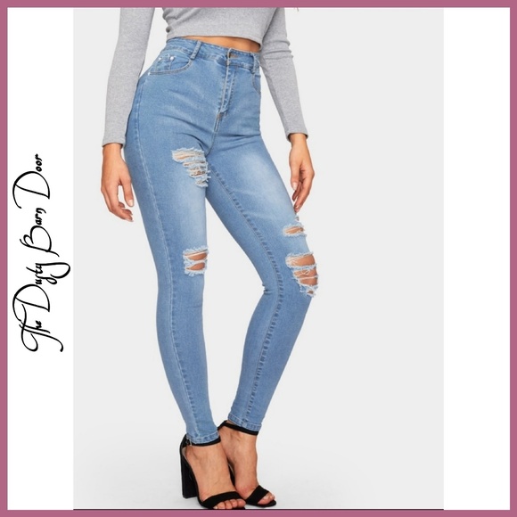 Boutique Denim - High Waist Skinny Jeans
